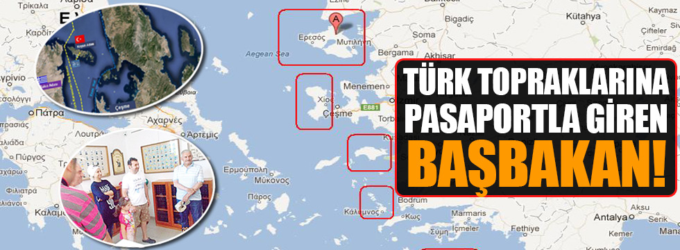 Prime Minister passport into Turkish territory!