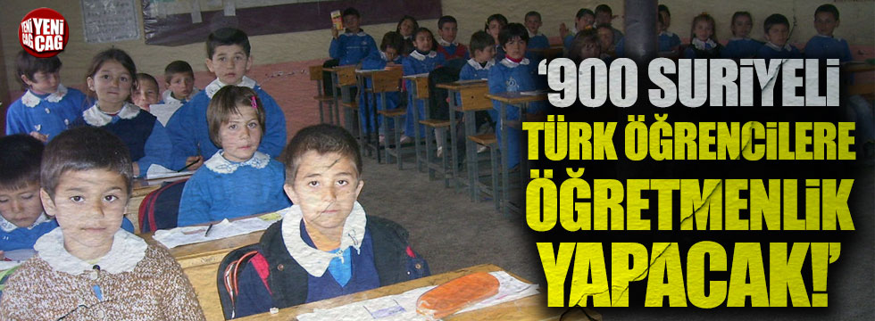 Ümit Özdağ: 900 Suriyeli, Türk öğrencilere öğretmenlik yapacak