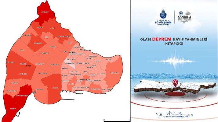 ibb den istanbul depremi icin carpici rapor iste ilce ilce risk durumu